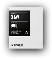 Impossible B&W film for 600 type cameras